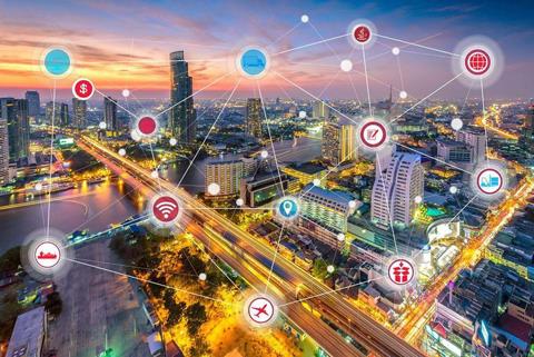 Illustration for the Smart Cities press release