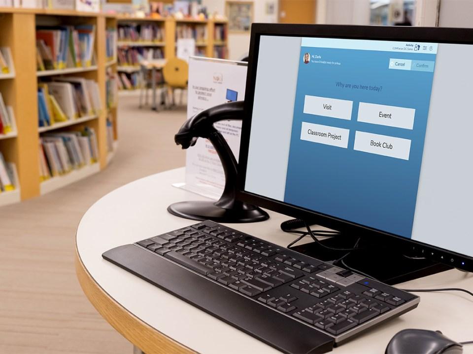 Illustration for the Library Automation press release